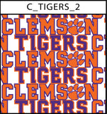 Clemson Print Men's Polo Shirt - MP01CU-C_TIGERS_2