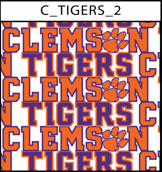 Clemson Print Men's Polo Shirt - MP01CU-C_TIGERS_2