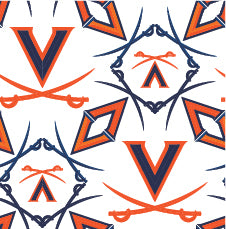 University of Virginia Print Women's Sleeveless Golf Top GP04-UVA3A